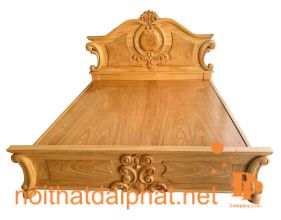 GIƯỜNG PHÀN GÕ LÁ TÂY CÁCH ĐIỆU