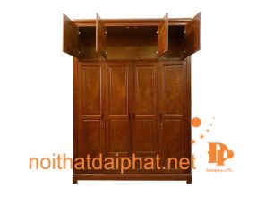 Tủ Áo 2 Tầng Gỗ Xoan Đào 4C