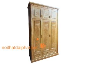 TỦ ÁO GÕ 3 CÁNH CẤP 