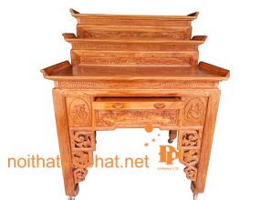 ÁN GIAN THỜ 3 CẤP GỖ HƯƠNG