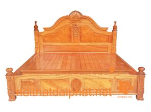 GIƯỜNG PHẢN TRỤ GÕ ĐỎ