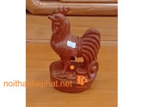 TƯỢNG GÀ GỖ HƯƠNG 20CM