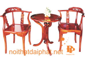 BÀN TRÀ 2 GHẾ GỖ TRÀM