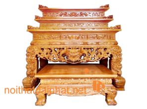 SẬP THỜ BÀN CON GỖ GÕ ĐỎ 02