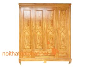 TỦ ÁO GÕ 4 CÁNH 02