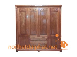 TỦ ÁO XOAN ĐÀO 4 CÁNH