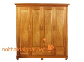 TỦ ÁO GÕ 4 CÁNH 03