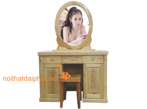 BÀN PHẤN GỖ SỒI