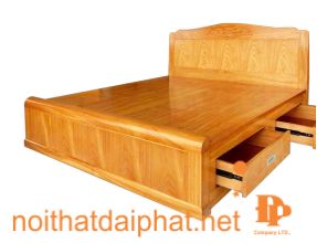 GIƯỜNG PHẢN GÕ HỘC KÉO