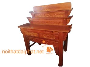 BÀN CÚNG 3 TẪNG GÕ 1M53