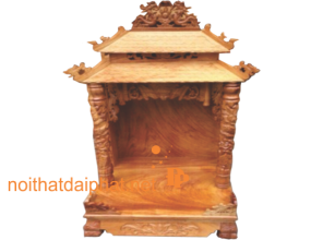 BÀN THỜ MÁI NGÓI GÕ ĐỎ