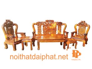 Bộ Salon Tay 12 Rồng Hương