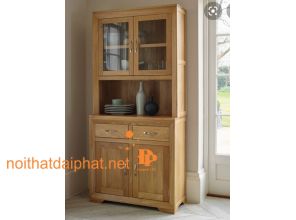 KỆ CHÉN BÁT GỖ SỒI 1