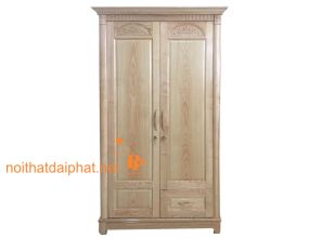 TỦ ÁO 2 CÁNH GỖ SỒI