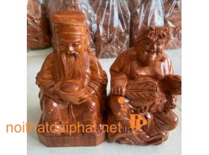 THẦN TÀI THỔ ĐỊA GỖ