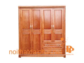 TỦ ÁO XOAN ĐÀO 4 CÁNH
