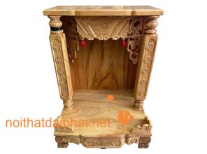 BÀN THỜ ÔNG ĐỊA CHỮ LỘC TRỤ ĐỒNG TIỀN