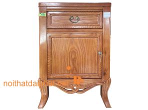 TỦ ĐẦU GIƯỜNG GỖ SỒI MÀU 02
