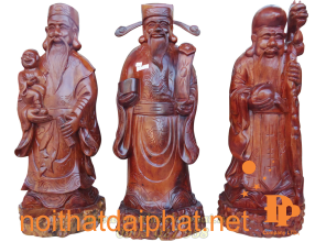 Phúc Lộc Thọ Gỗ Hương 30