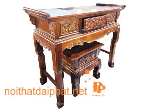 ÁN GIAN THỜ BÀN CON GỖ TRÀM 03