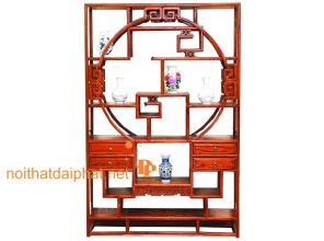 KỆ TRANG TRÍ GỖ HƯƠNG 1M4
