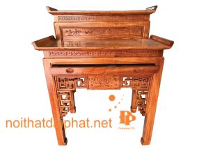 BÀN CÚNG 2 TẦNG GỖ HƯƠNG ĐÁ