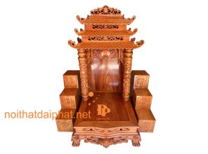 BÀN THỜ ÔNG ĐỊA RỒNG BA MÁI TAM CẤP
