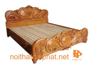 GIƯỜNG VẠT BÔNG HỒNG