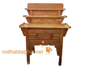 BÀN CÚNG 3 TẦNG GÕ 1M27