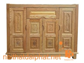 TỦ GIÀY SỒI 4 CÁNH 1 NGĂN