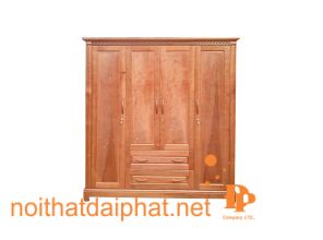 Tủ Áo 4 Cửa Xoan Đào