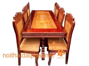 BÀN ĂN TRÀM VUÔNG 8 GHẾ