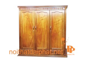 TỦ ÁO GÕ ĐỎ 3 CÁNH