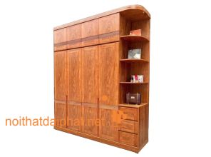 TỦ ÁO 4 CÁNH KỆ TRANG TRÍ