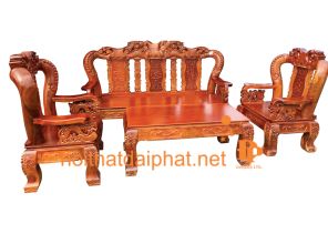 SALON TRÀM ĐÀO CHẠM CỘT