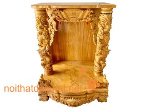 BÀN THỜ ÔNG ĐỊA CỘT RỒNG PHỤNG