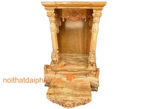BÀN THỜ ÔNG ĐỊA LÁ TÂY HỘC KÉO