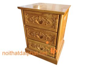 TỦ ĐẦU GIƯỜNG GỖ GÕ ĐỎ