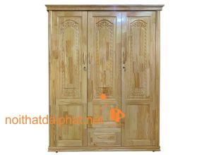 TỦ ÁO 3 CÁNH THÔNG GHÉP A
