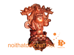 Phật Di Lặc Gánh Vàng Gỗ Hương