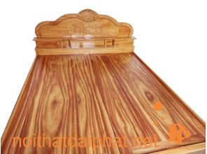 GIƯỜNG PHẢN SÒ GỖ GÕ ĐỎ