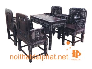 SALON GỖ GỤ CẨN 7 MÓN