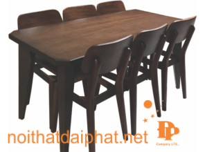 BÀN ĂN CHÂN VÁT 6 GHẾ