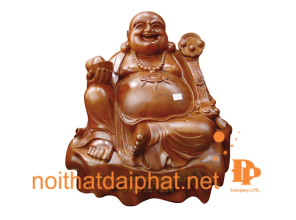 Phật Di Lặc Ngồi Gỗ Hương