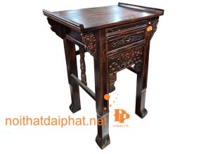 BÀN CÚNG 1 TẦNG GỖ MUỒNG 88CM 01