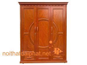 TỦ ÁO GHÉP PHỦ XOAN 3 CÁNH 01