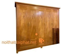 TỦ ÁO GÕ 5 CÁNH