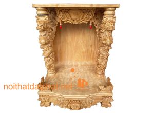 BÀN THỜ ÔNG ĐỊA RỒNG NỔI GÕ