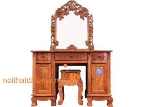 BÀN PHẤN GÕ ĐỎ ML