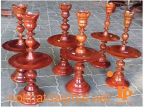 CẶP CHÂN ĐÈN GÕ 60